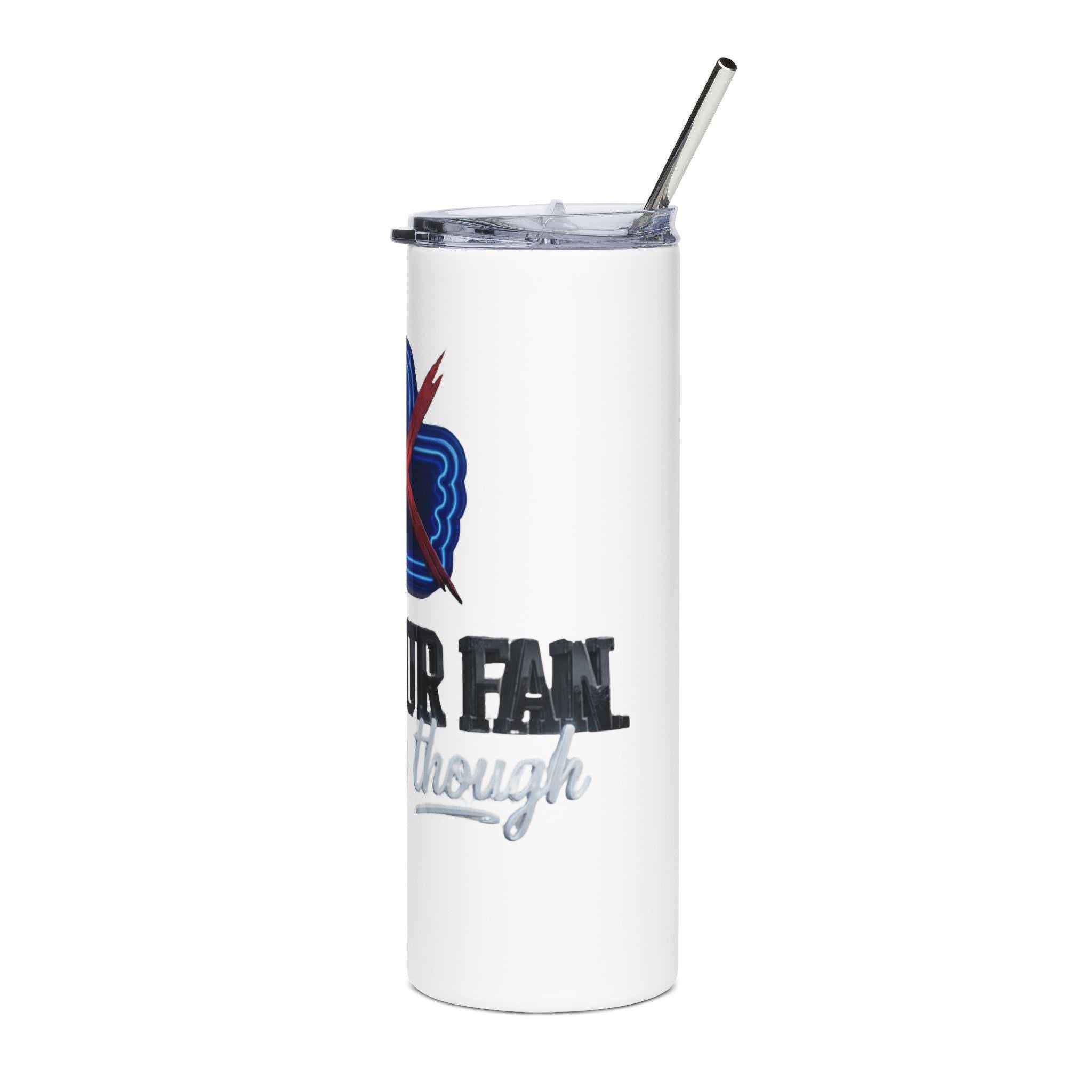 Dark Humor Thumbs Down Tumbler 20oz, Stainless Steel Travel Mug | Anti-Humor Design