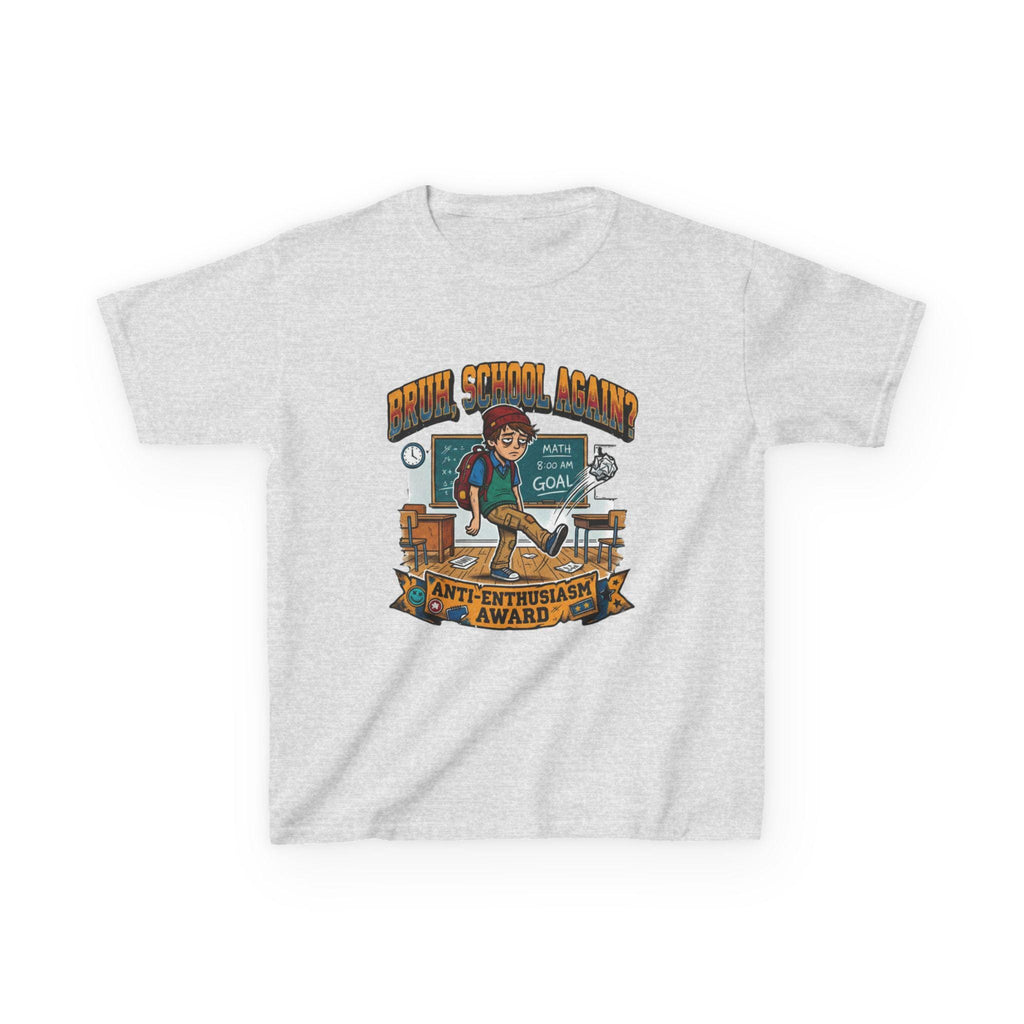 Kids Back to School 'Anti-Enthusiastic' T-Shirt  Sarcastic School Tee