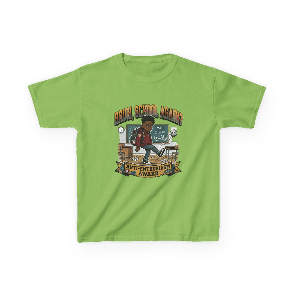 Kids Back to School 'Anti-Enthusiastic' T-Shirt  Sarcastic School Tee
