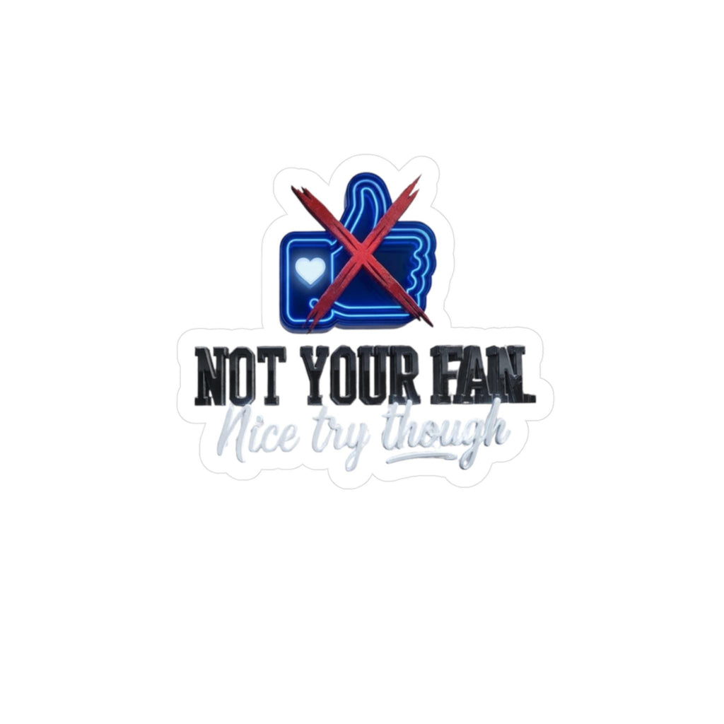 Funny Dark Humor Thumbs Down Decals | Kiss-Cut Vinyl Sticker