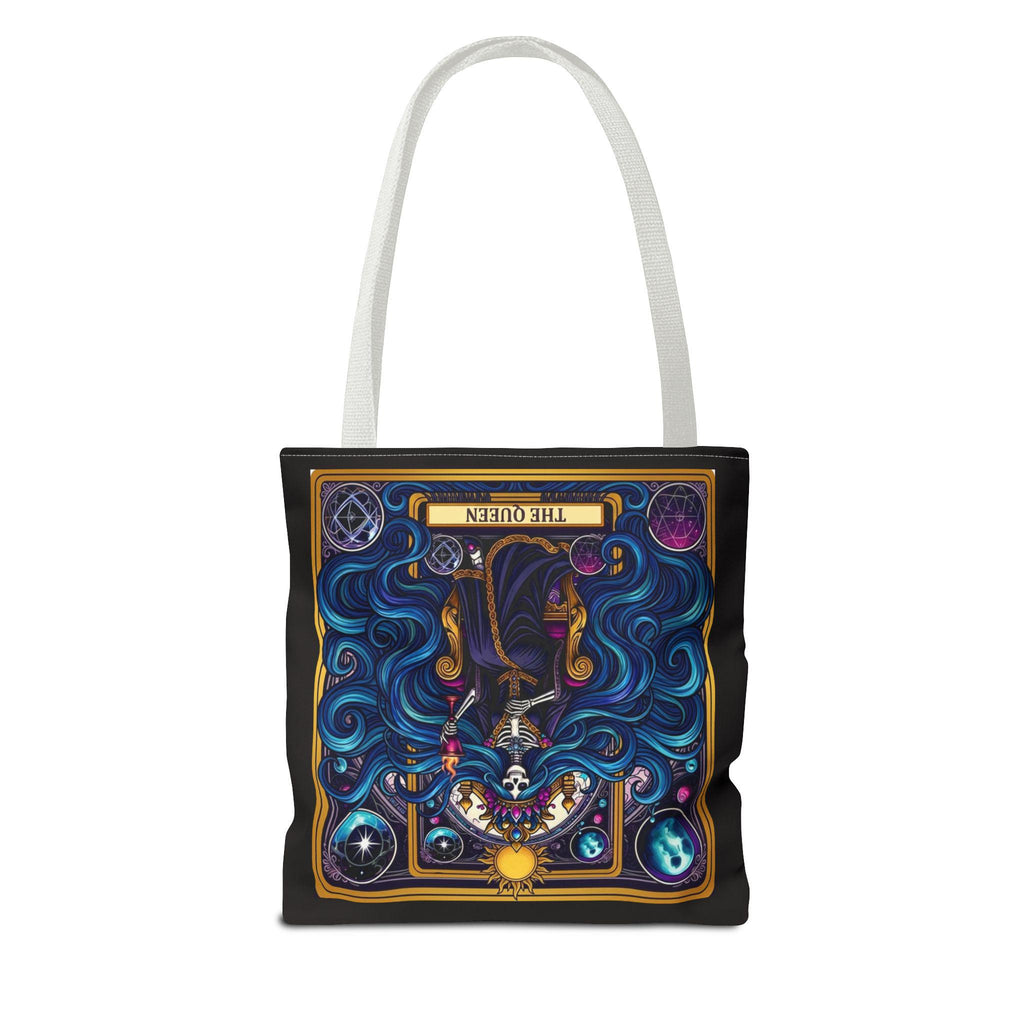Tarot "The Queen" Art Tote Bag  Mystic Oracle Tarot Card Design
