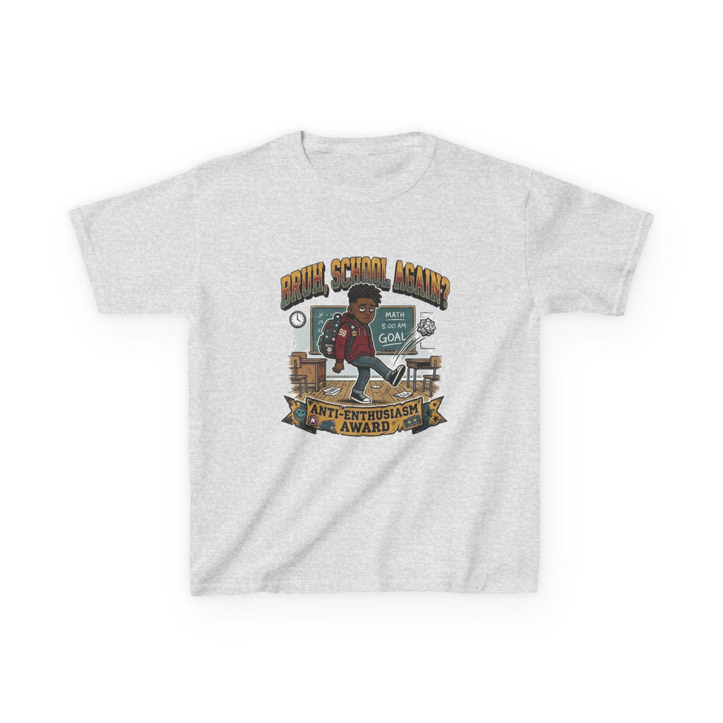 Kids Back to School 'Anti-Enthusiastic' T-Shirt  Sarcastic School Tee