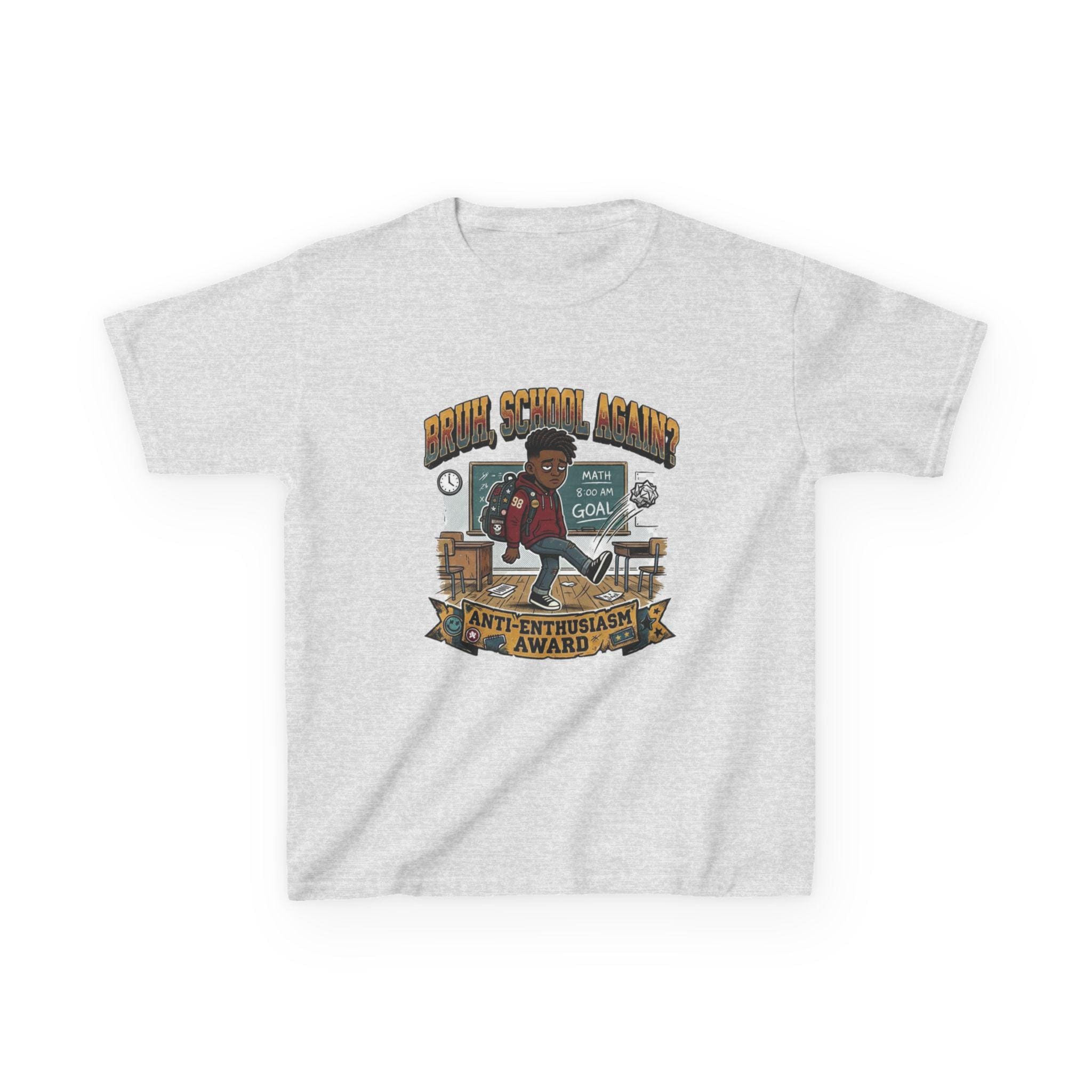 Kids Back to School 'Anti-Enthusiastic' T-Shirt  Sarcastic School Tee