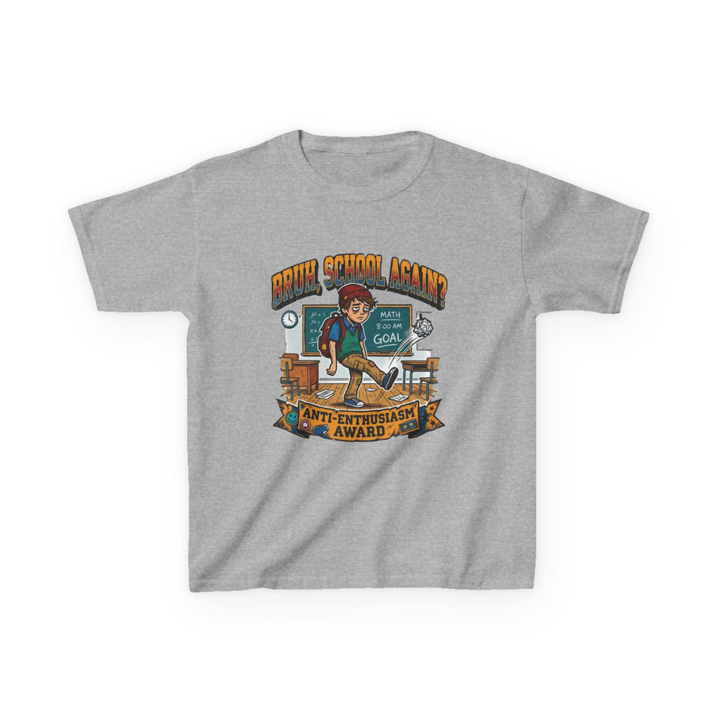 Kids Back to School 'Anti-Enthusiastic' T-Shirt  Sarcastic School Tee